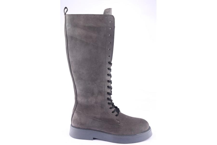 d.moro shoes Women Suede Leather BOOTS for Winter: 545L Grey (Wholesale)