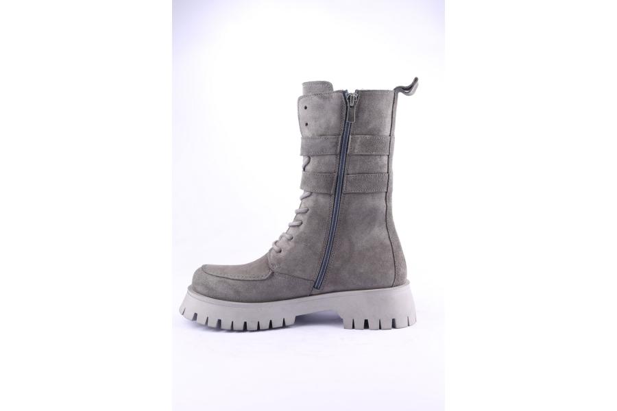 D.moro Shoes Women Suede Leather BOOTS For Winter: 652A Grey (Wholesale)