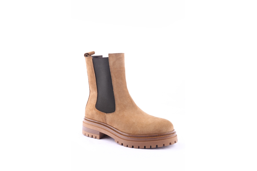 D.moro Shoes Women Suede Leather BOOTS For Winter: LAURA5 Beige (Wholesale)