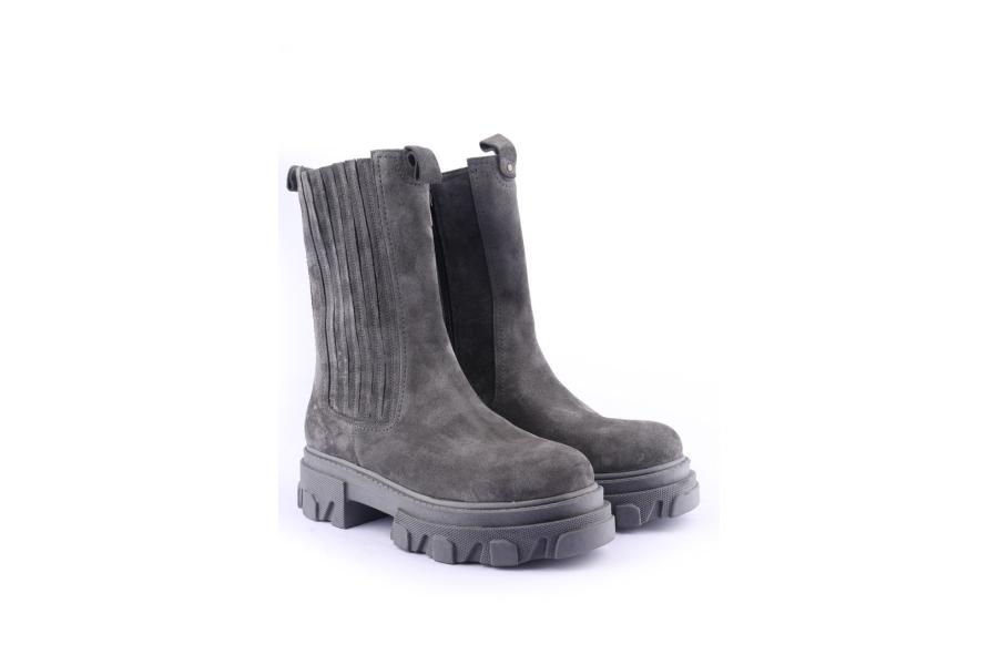D.moro Shoes Women Suede Leather BOOTS For Winter: Z-1300 Grey (Wholesale)