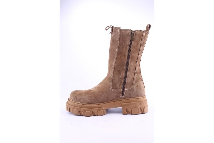 D.moro Shoes Women Suede Leather BOOTS For Winter: Z-1300 Tan (Wholesale)