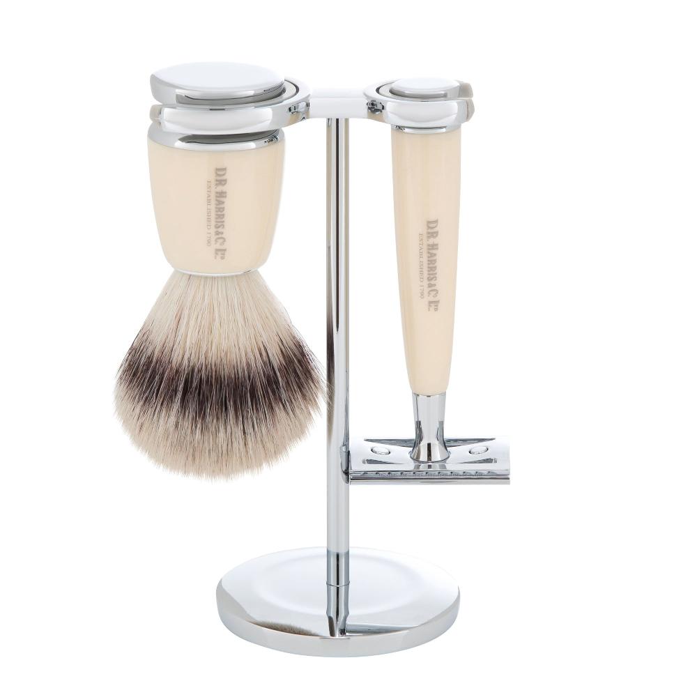 d.r. harris & co. 3 Piece Safety Razor Synthetic Shaving Set