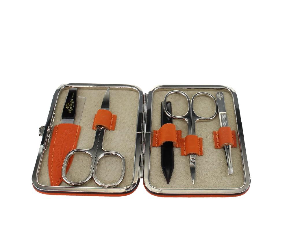 d.r. harris & co. 5 Piece Orange Hard Case Manicure Set