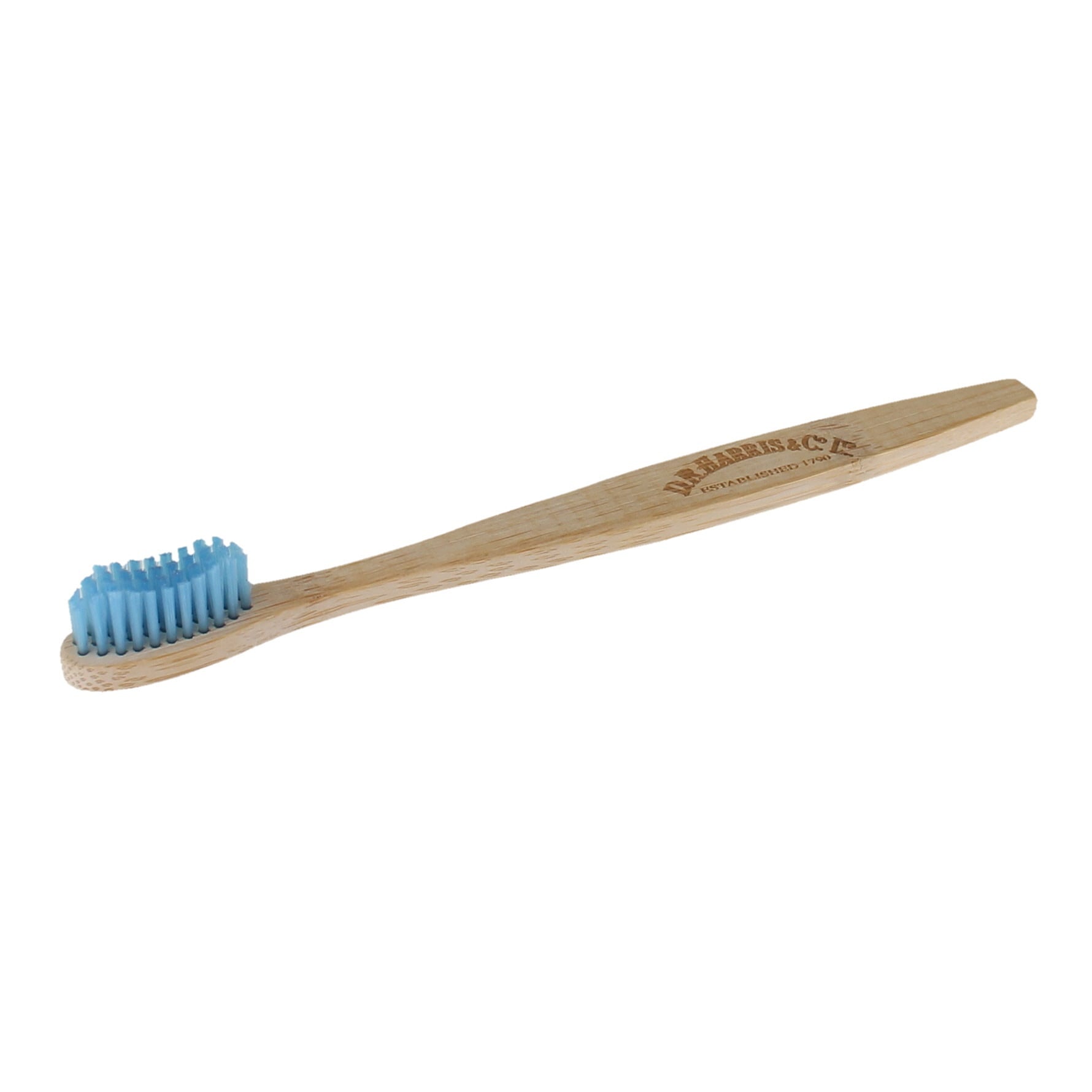 d.r. harris & co. Blue Bristle Biodegradable Bamboo Toothbrush