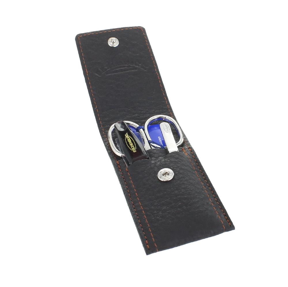 d.r. harris & co. 3 Piece Brown Flap Manicure Set