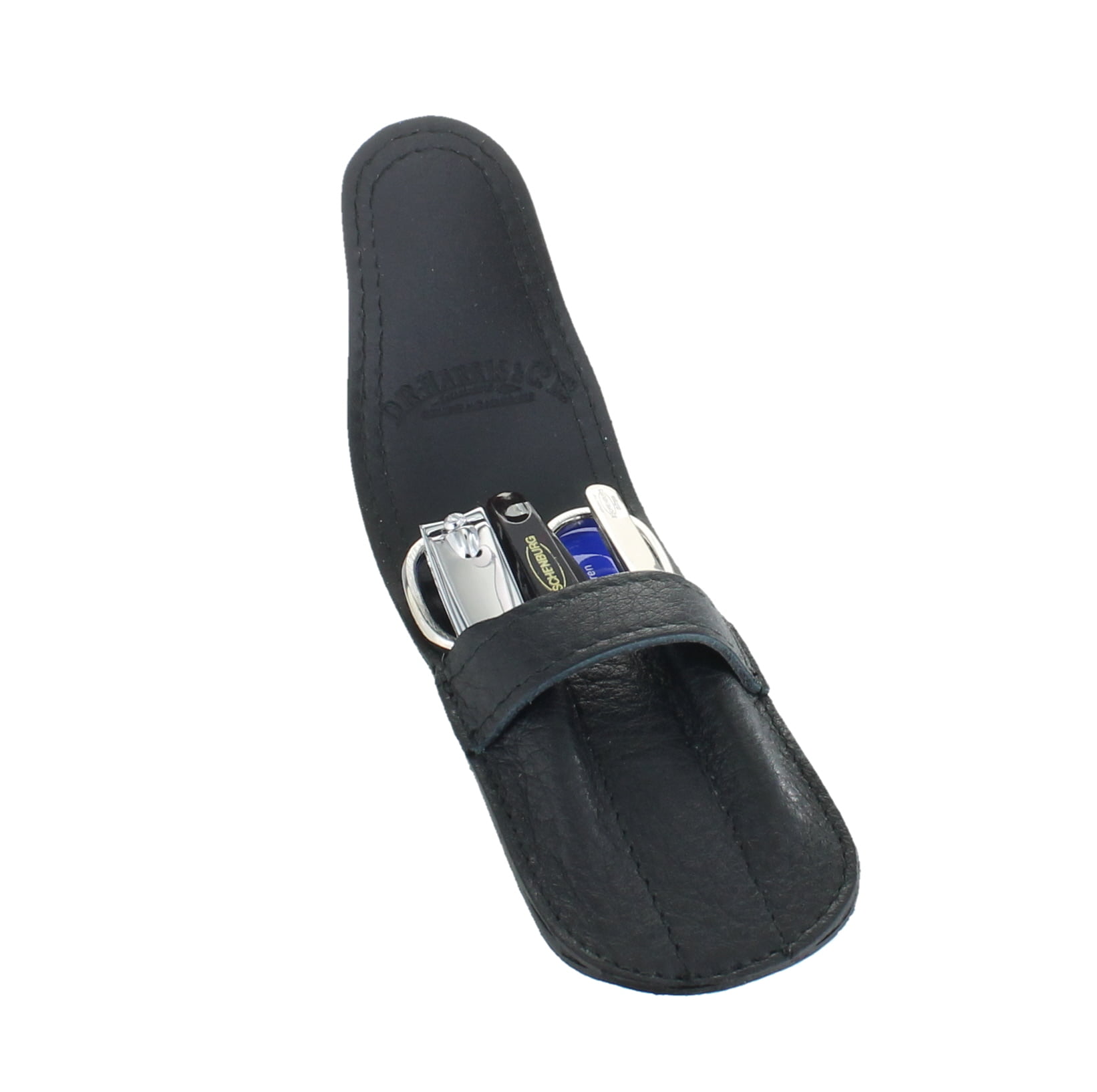 d.r. harris & co. 4 Piece Black Flap Manicure Set