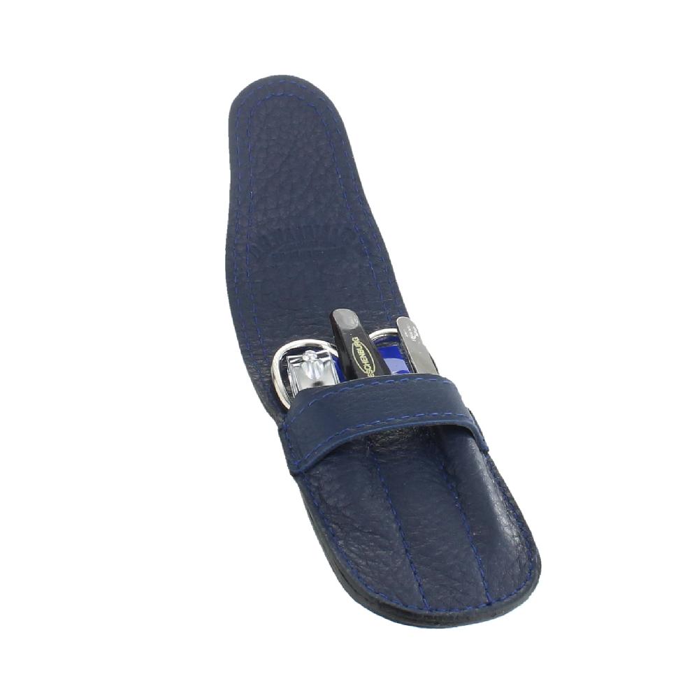 d.r. harris & co. 4 Piece Dark Blue Flap Manicure Set