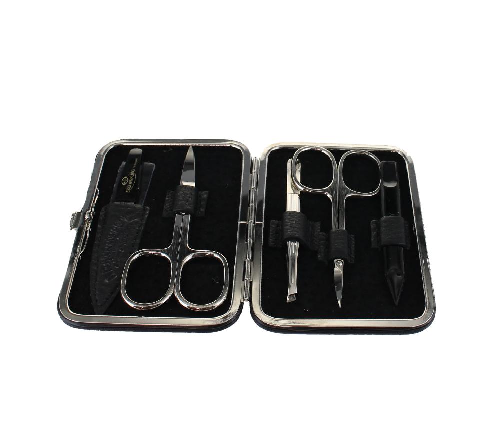 d.r. harris & co. 5 Piece Black Hard Case Manicure Set