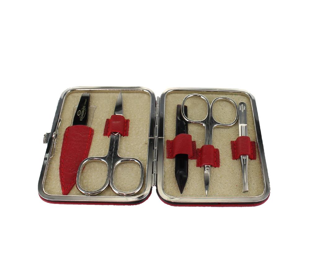 d.r. harris & co. 5 Piece Red Hard Case Manicure Set