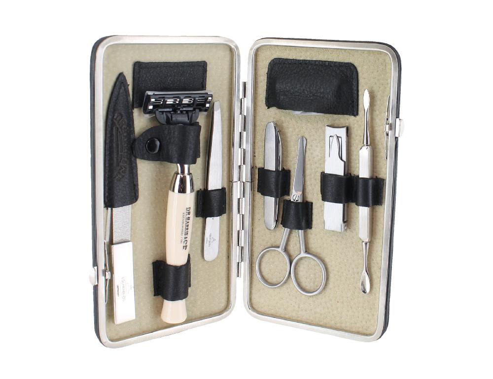 d.r. harris & co. Black Framed Travel Grooming Set
