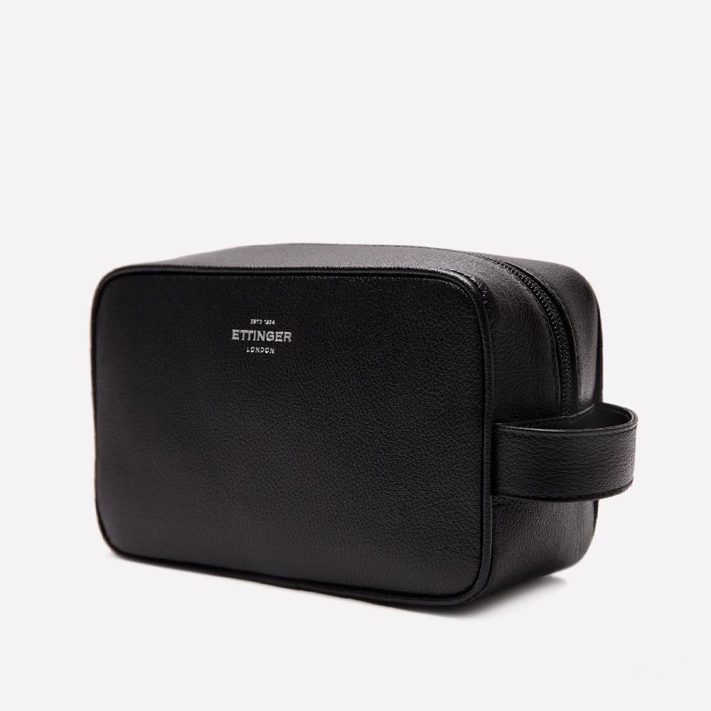 D.r. Harris & Co. Ettinger Capra Wash Bag – Black