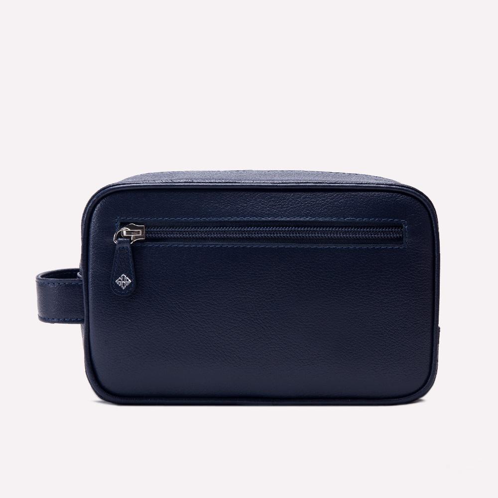 D.r. Harris & Co. Ettinger Capra Wash Bag – Marine Blue