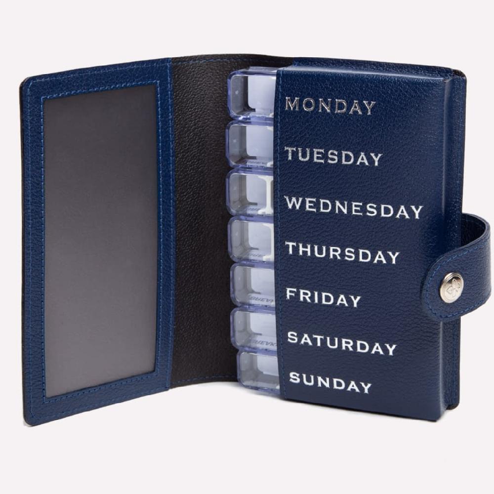 D.r. Harris & Co. Ettinger Pill Case – Capra Blue