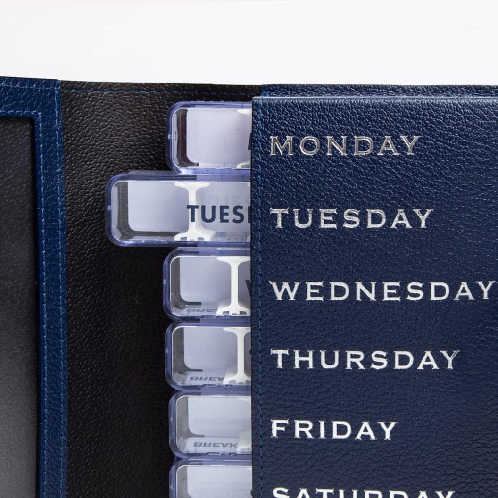 D.r. Harris & Co. Ettinger Pill Case – Capra Blue