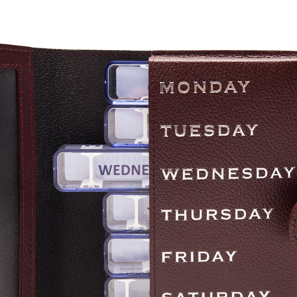 D.r. Harris & Co. Ettinger Pill Case – Capra Bordeaux