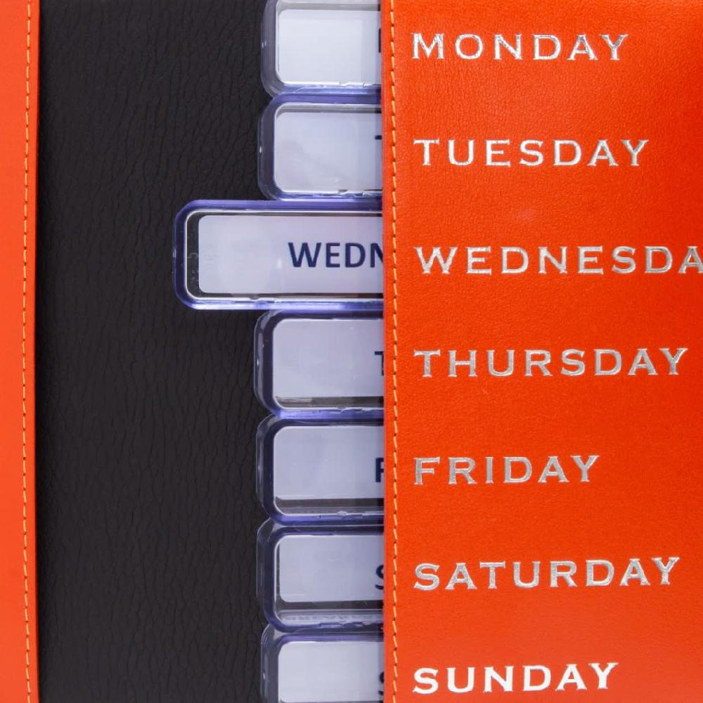 D.r. Harris & Co. Ettinger Pill Case – Sterling Orange