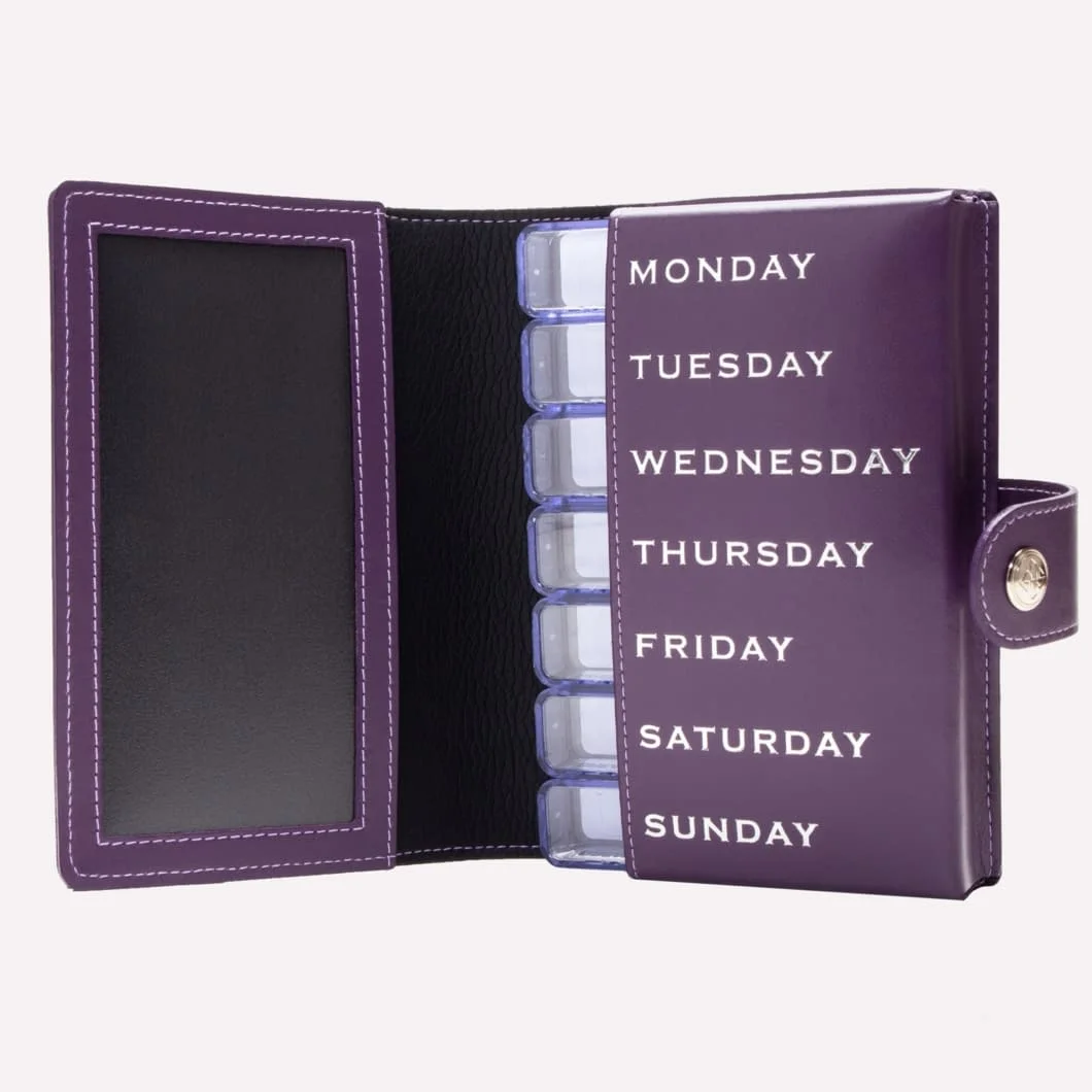 D.r. Harris & Co. Ettinger Pill Case – Sterling Purple