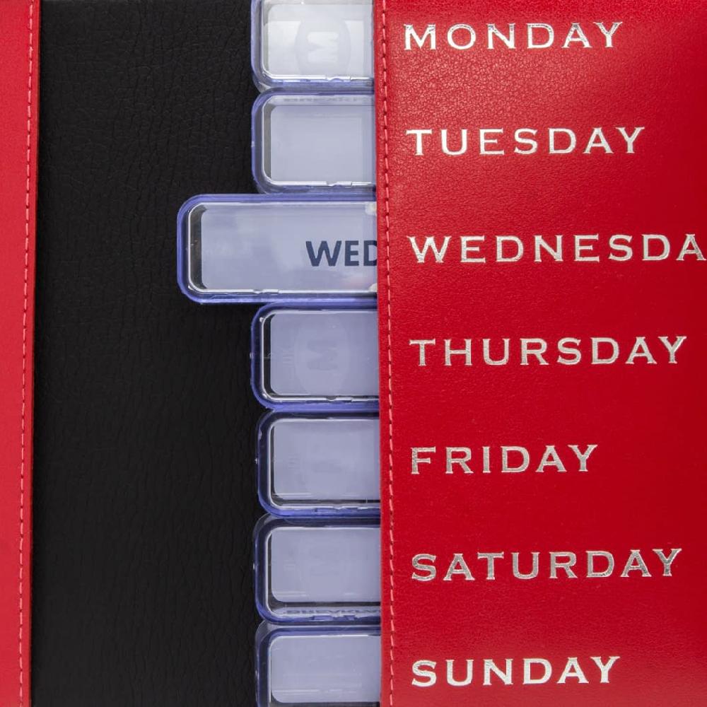 D.r. Harris & Co. Ettinger Pill Case – Sterling Red