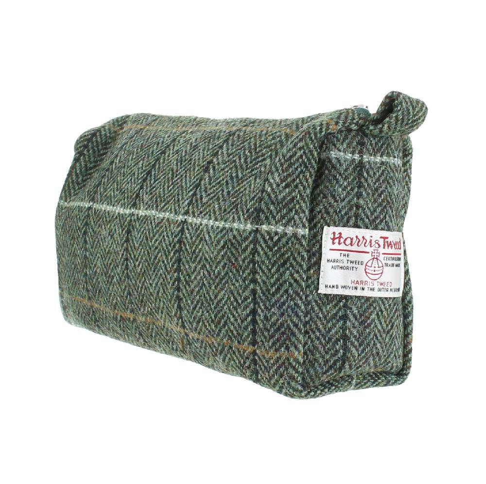 d.r. harris & co. Harris Tweed Wash Bag – Small Country