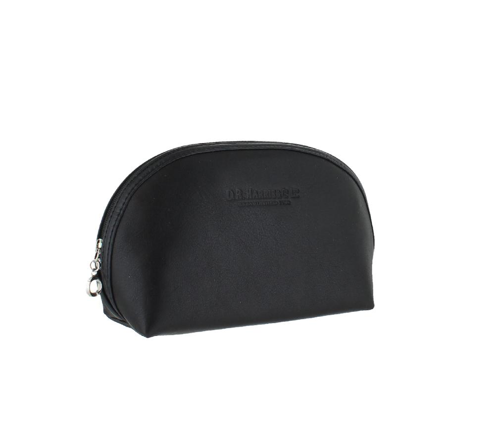 d.r. harris & co. Large Oval Wash Bag – Black & Black