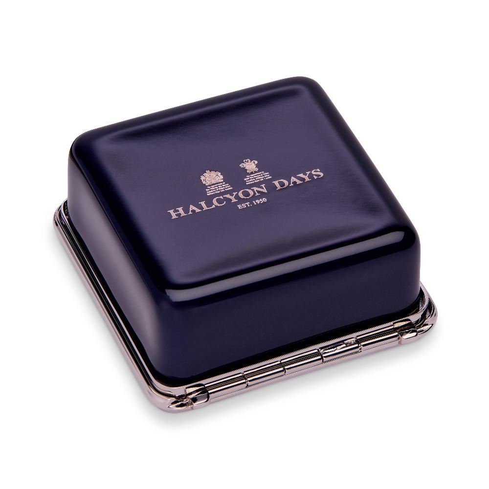 D.r. Harris & Co. Pills Blue Enamel Pill Box Square