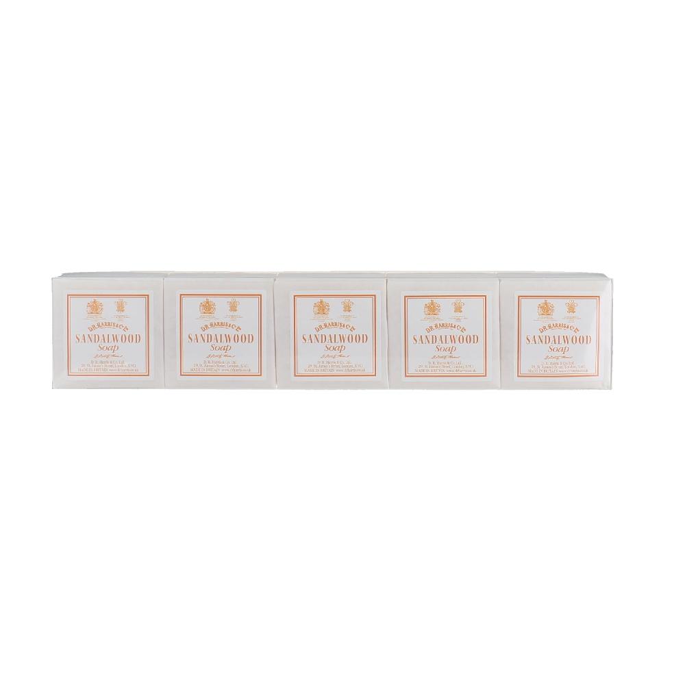 d.r. harris & co. Sandalwood Guest Soap 5 x 40g Pack