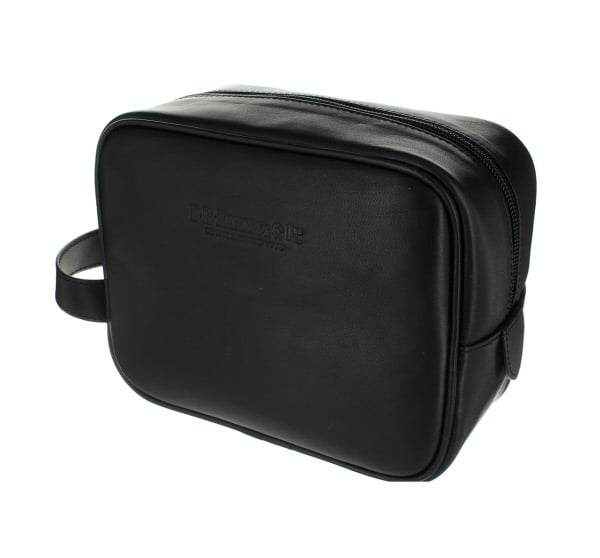 d.r. harris & co. Small Leather Wash Bag – Black