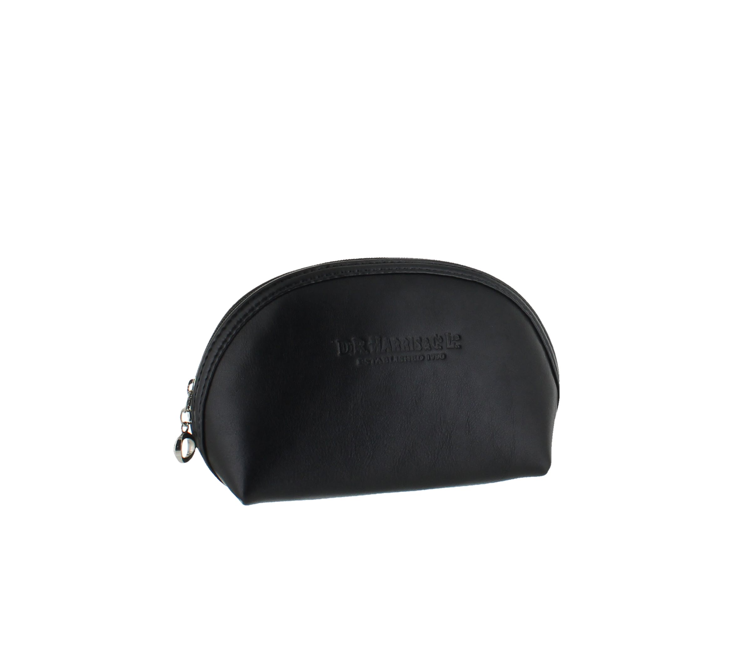 d.r. harris & co. Small Oval Wash Bag – Black & Black