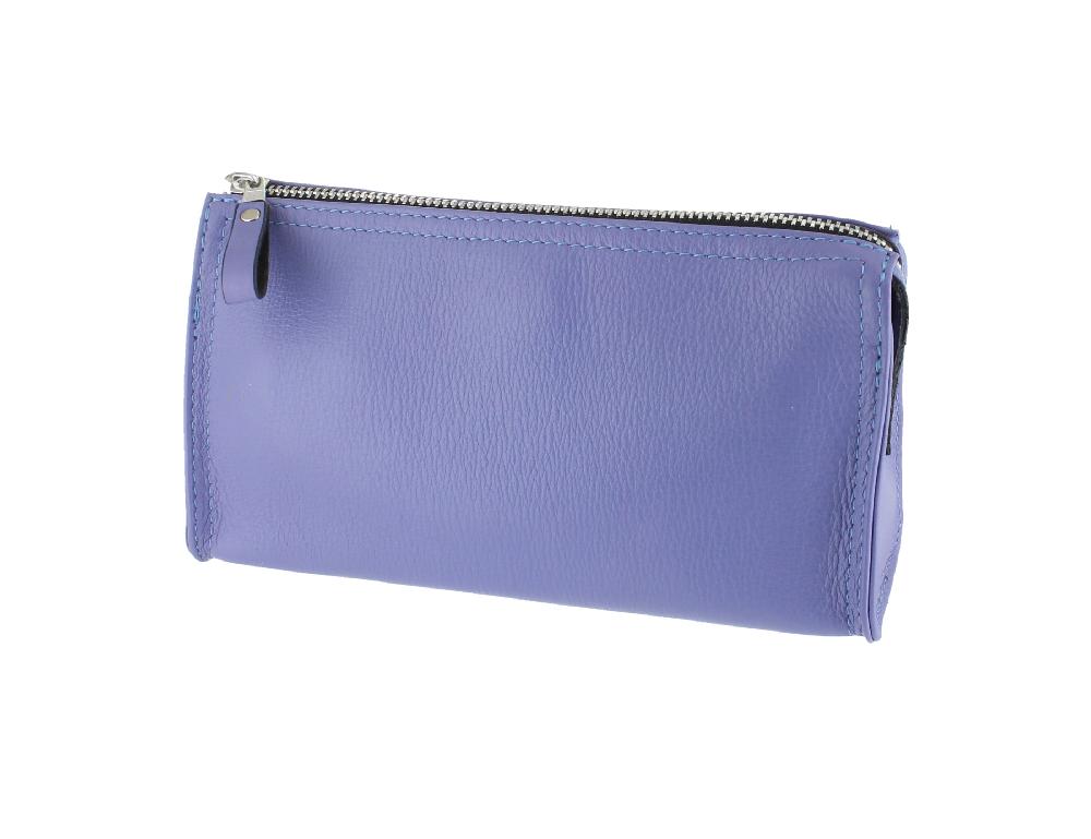 d.r. harris & co. Small Purple Leather Wash Bag