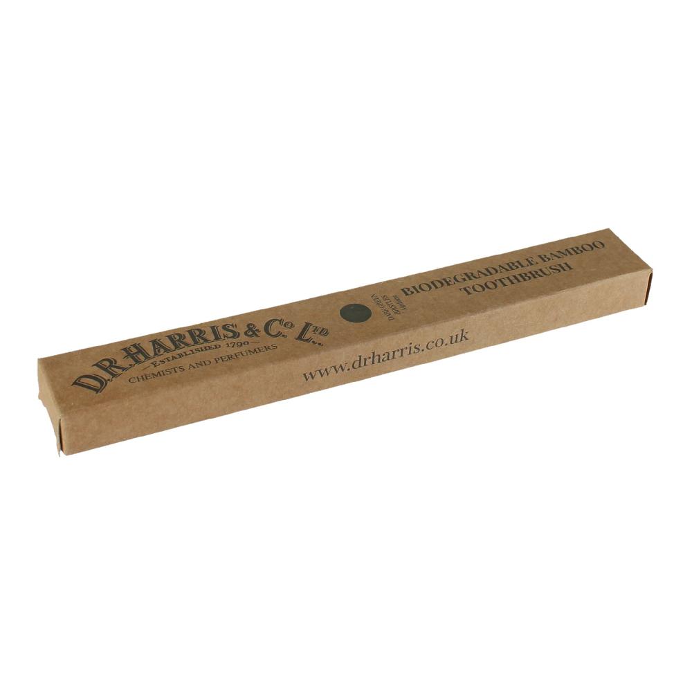 D.r. Harris & Co. Dark Green Biodegradable Bamboo Toothbrush