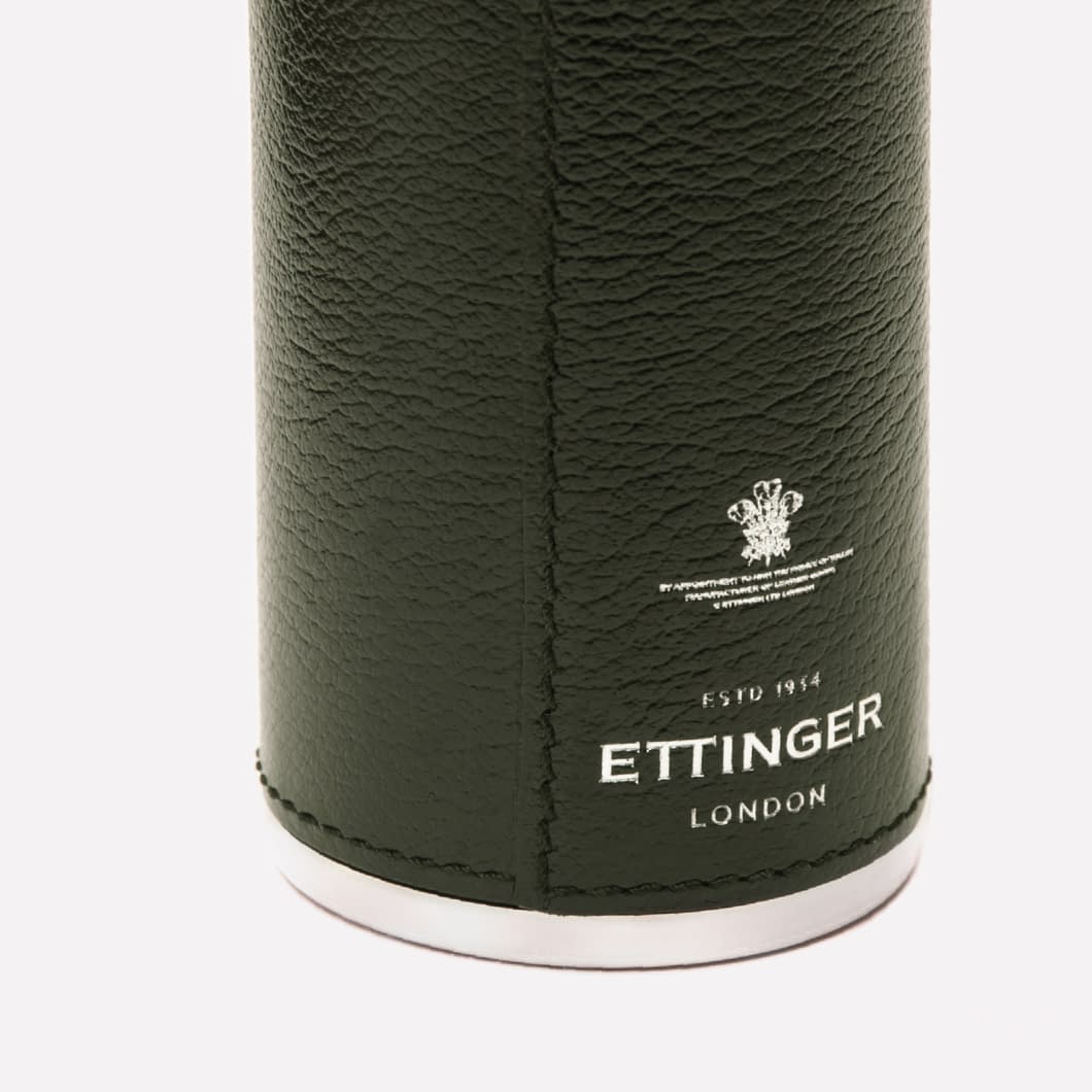 D.r. Harris & Co. Ettinger 8oz Hunter Flask- Capra Green