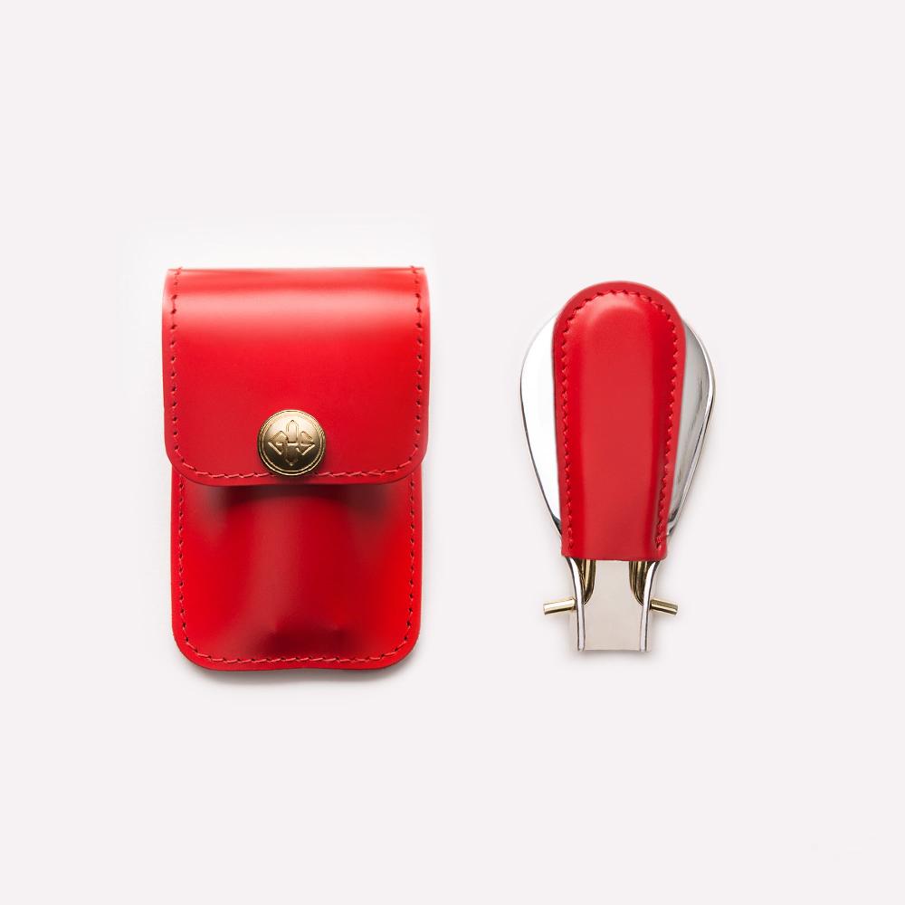 D.r. Harris & Co. Ettinger Bridle Hide Travel Shoe Horn – Red