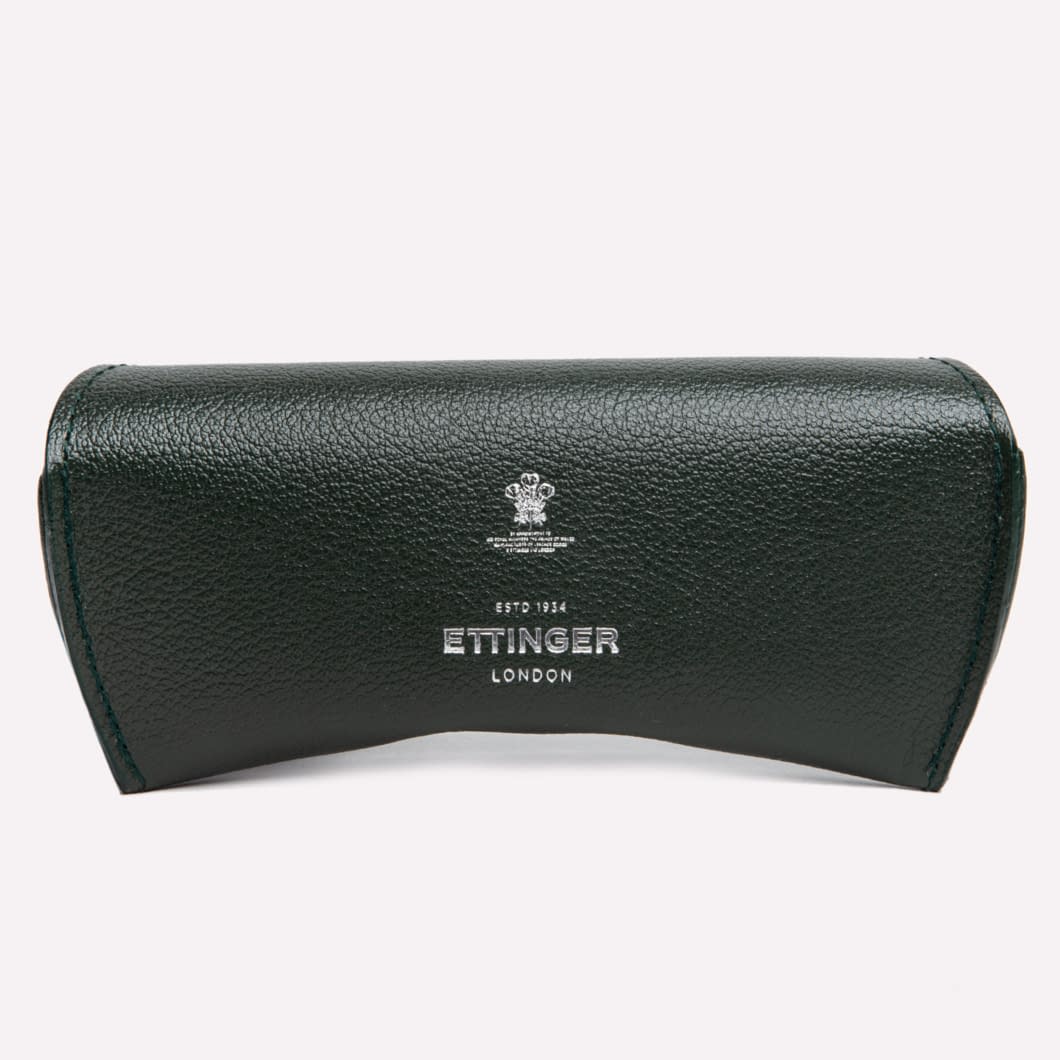 D.r. Harris & Co. Ettinger Capra Glasses Case- Forest Green