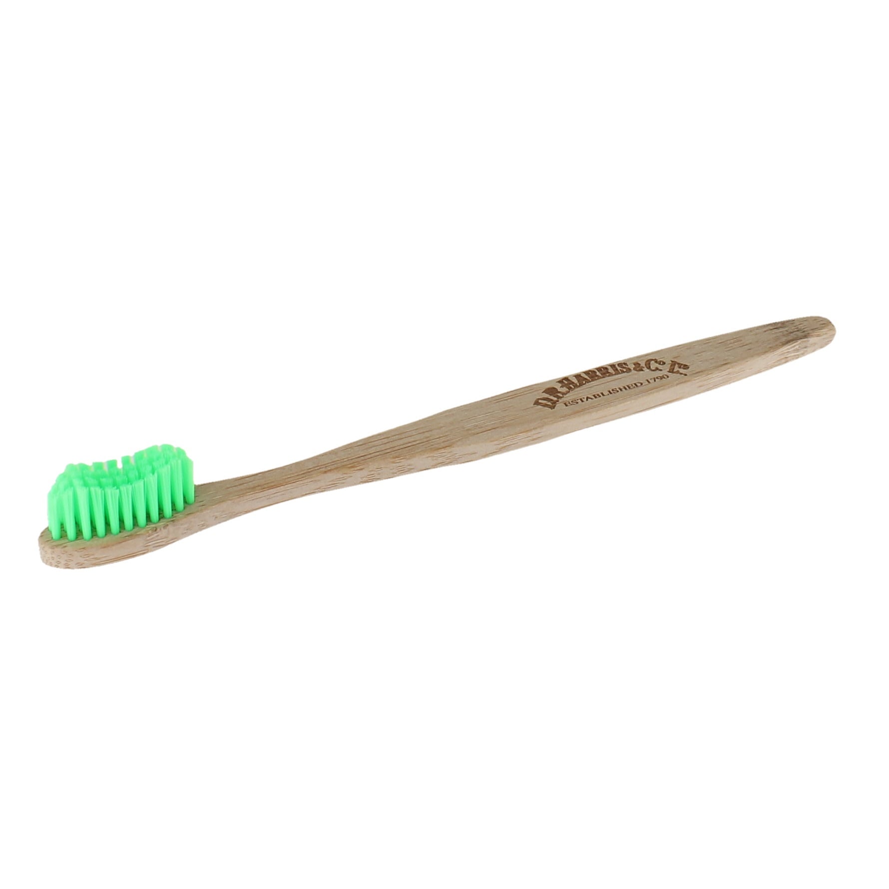 d.r. harris & co. Light Green Bristle Biodegradable Bamboo Toothbrush