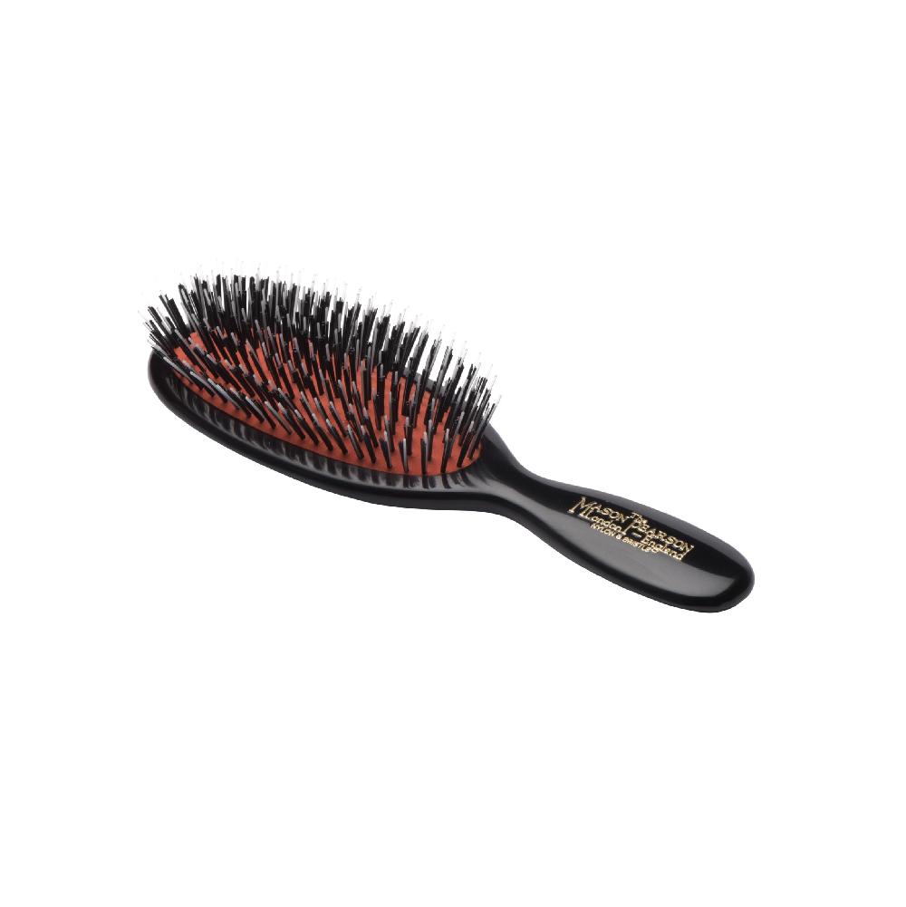 d.r. harris & co. Mason Pearson Pocket Bristle & Nylon- Dark Ruby