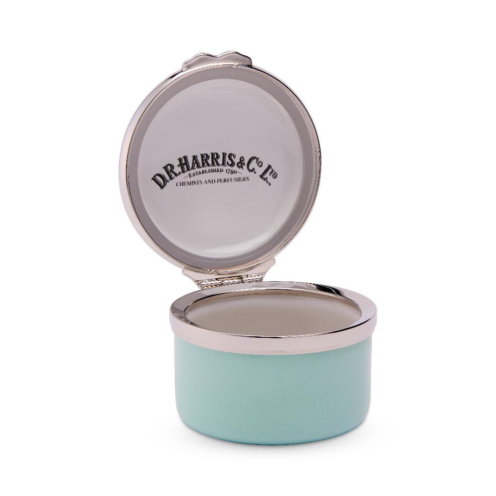 D.r. Harris & Co. Pills Celadon Enamel Pill Box Circular