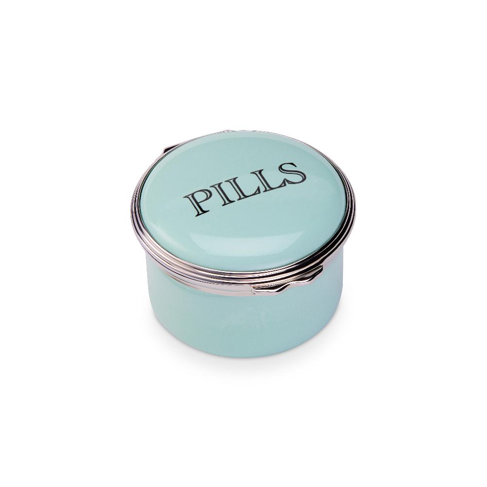 d.r. harris & co. Pills Celadon Enamel Pill Box Circular