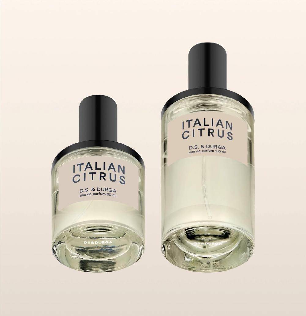 d.s. & durga A bracing cologne of coastal Italian citrus rinds-chinotto blood orange cold-pressed lemon and green mandarin with ambrette seed & clean musk