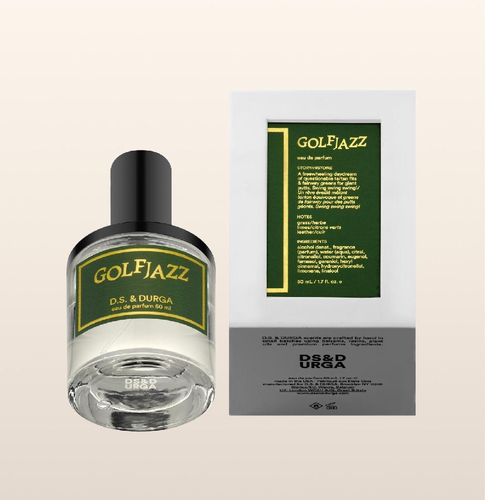 d.s. & durga A freewheeling daydream of questionable tartan fits and fairway greens for giant putts. Swing swing swing