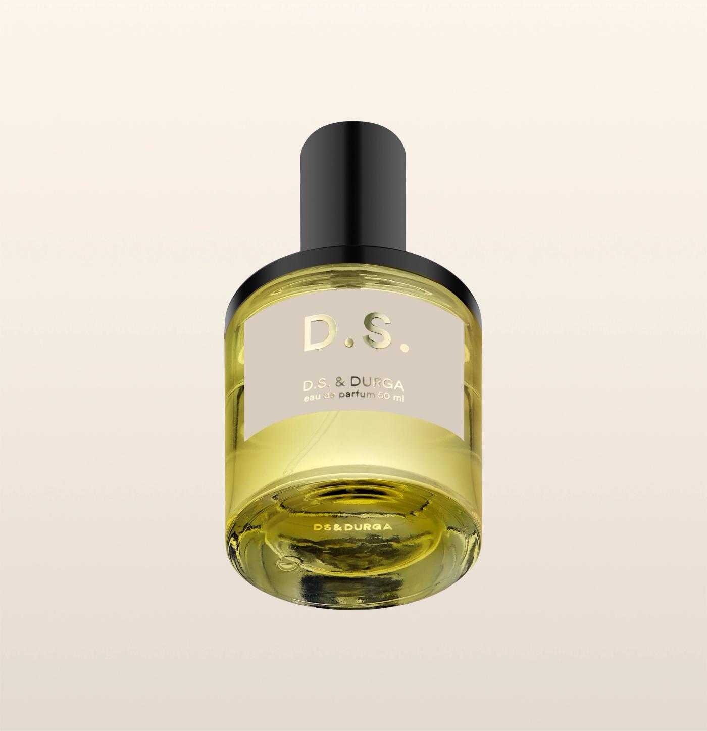 d.s. & durga A pure vision of India—Kashmiri saffron frangipani gardenia yellow lotus attar and damask rose with fine Sri Lankan sandalwood and vetiver. Our gold label line employs copious amounts of the rarest finest perfume