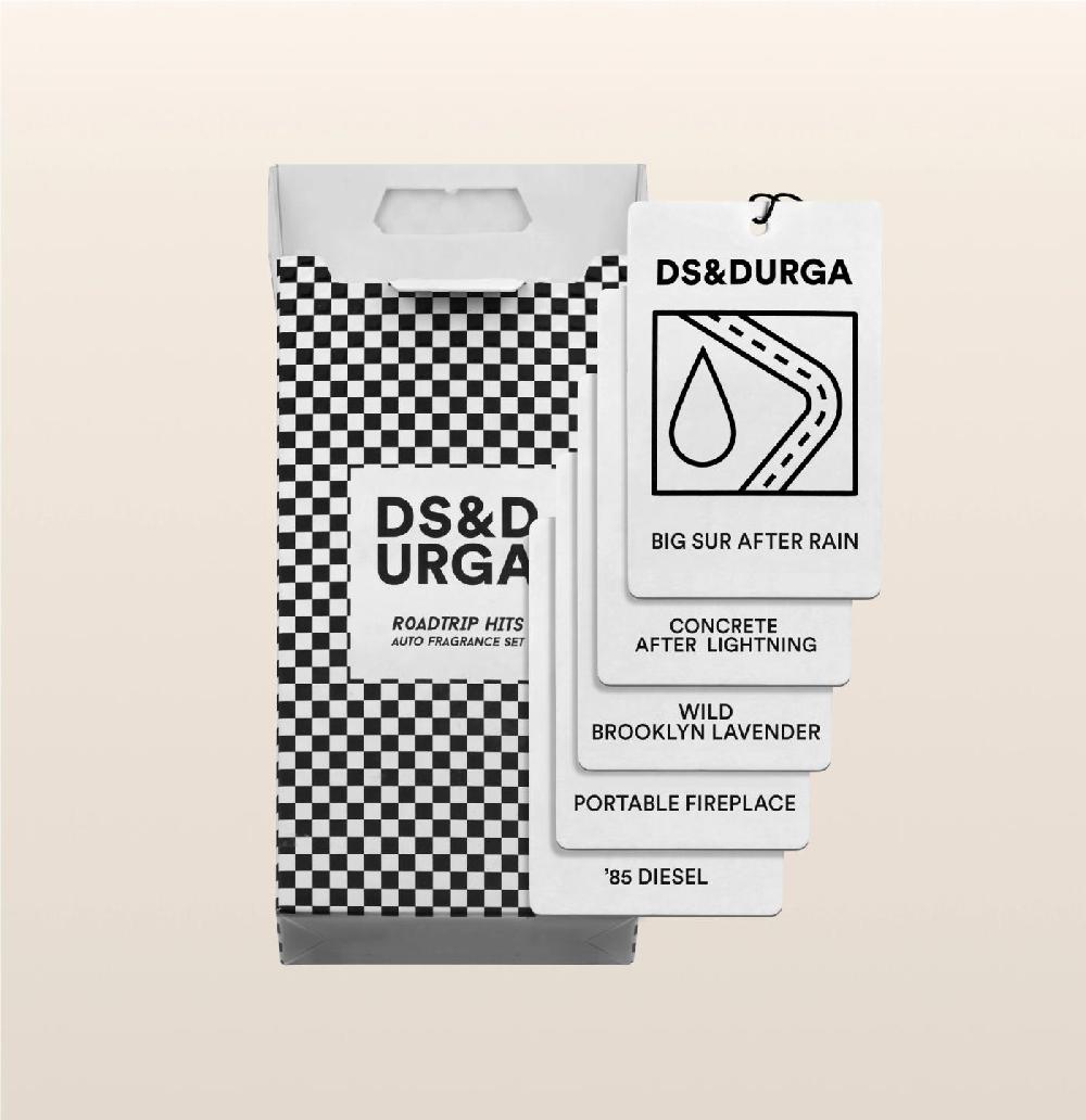 d.s. & durga For your car. Closet. Bus. Submarine. Keep it Fresh. 5 auto fragrances