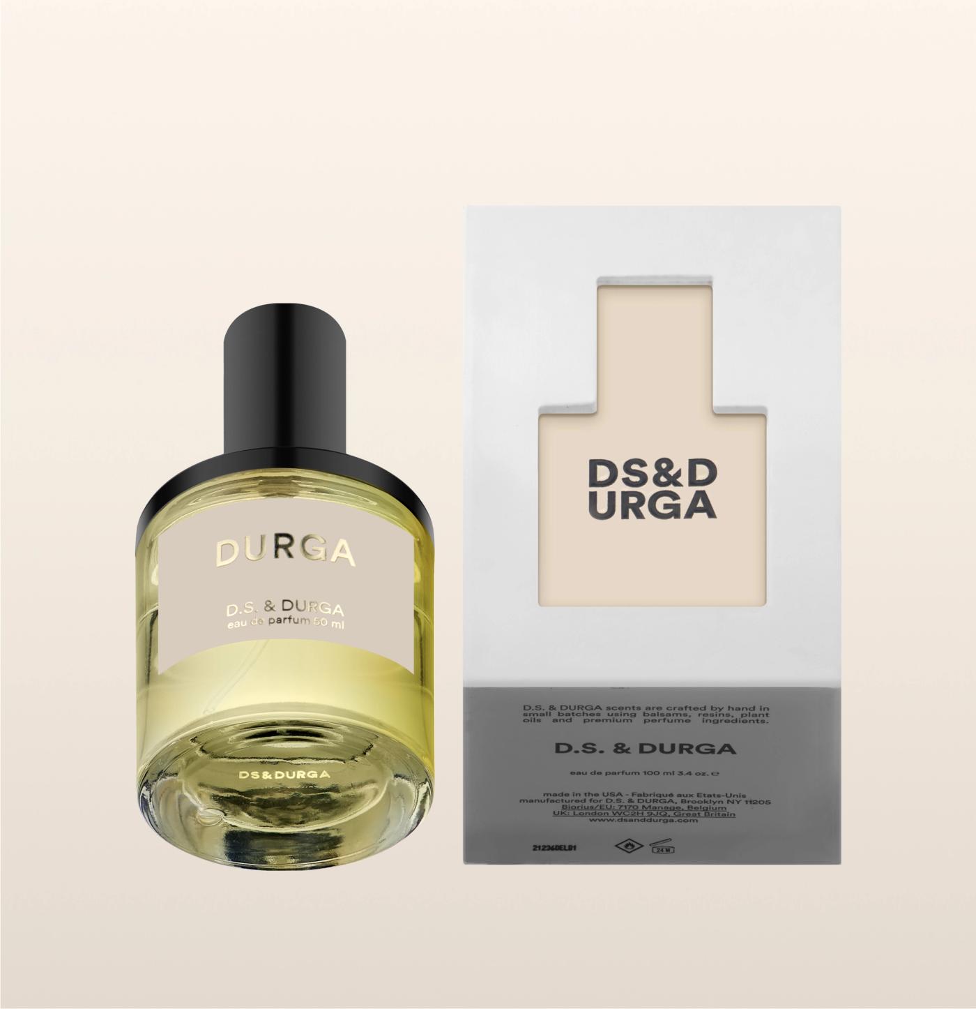 d.s. & durga Palatial doses of the finest floral absolutes—tuberose orris butter orange blossom sambac jasmine chrysanthemum and ylang. Unimaginably narcotic. Our gold label line employs copious amounts of the rarest finest pe