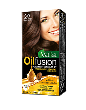 dabur Vatika Oilfusion Dark Brown Blue Fonce