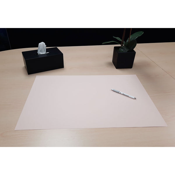Dacasso Baby Pink 25.5" X 17.25" Blotter Paper Pack (5pk)