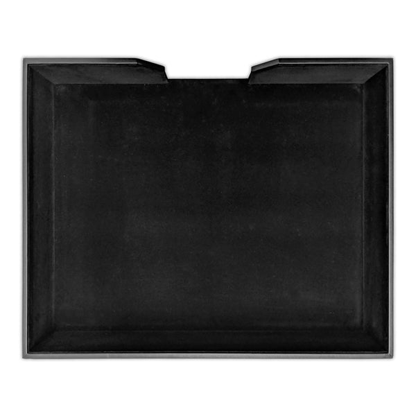 Dacasso Black Leather 17" X 14" Conference Pad Holder