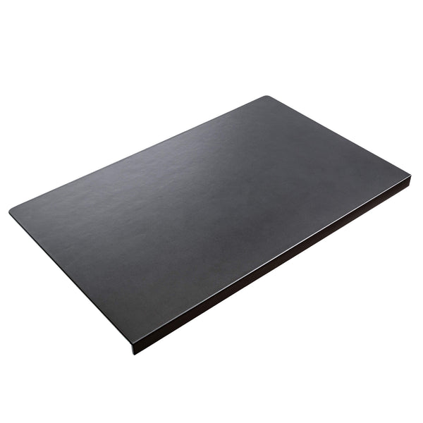 Dacasso Black Leather Desk Pad With Fixation Lip 30 X 19