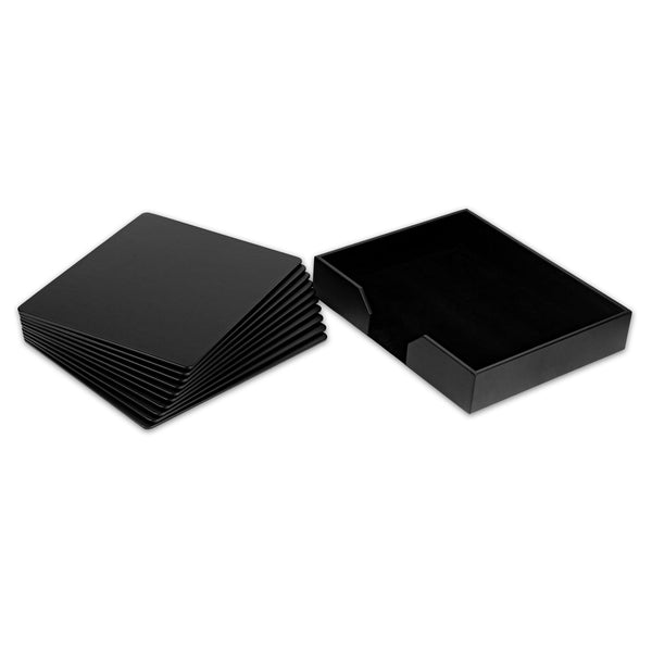 Dacasso Black Leatherette 11 Piece Conference Room Set 17 X 14 Size Pads