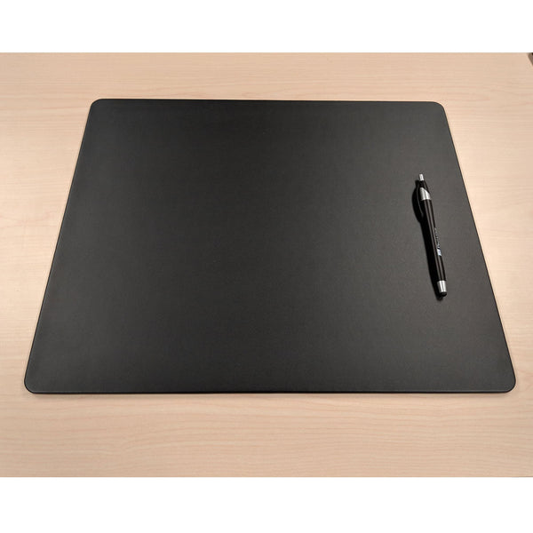 Dacasso Black Leatherette 17" X 14" Conference Pad For Glass Tabletop