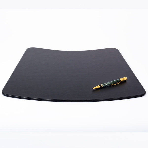 dacasso Black Leatherette 17" x 14" Conference Pad for Round Table