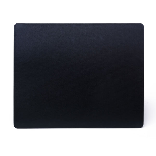Dacasso Black Leatherette 17" X 14" Conference Table Pad With Thin Metal Core